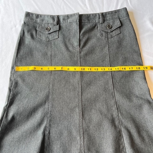 Theory fit flare denim skirt - Picture 5 of 8